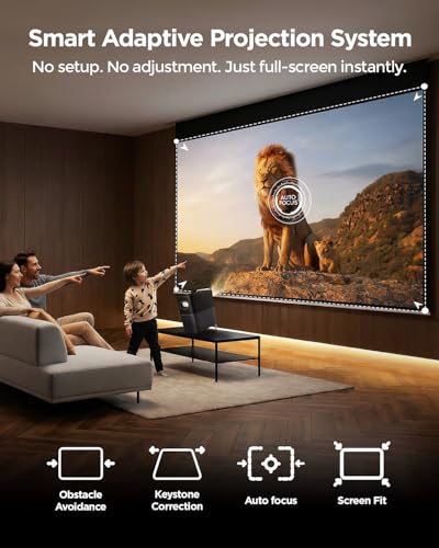 A Series Smart Projector with Google TV & Netflix