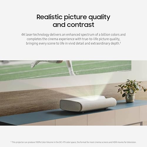 The Premiere 4K Ultra Short Throw Laser Projector