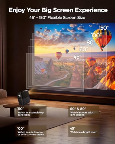 A Series Smart Projector with Google TV & Netflix