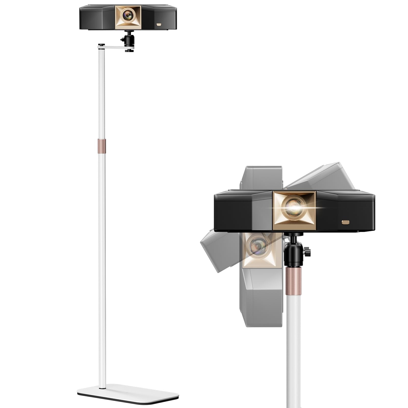 Universal Adjustable Projector Stand with 360° Rotation
