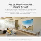 The Premiere 4K Ultra Short Throw Laser Projector