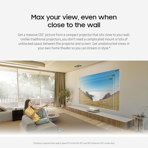 The Premiere 4K Ultra Short Throw Laser Projector