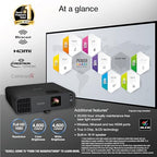 Full HD Wireless Laser Projector with 4600 Lumens