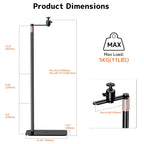 Universal Adjustable Projector Stand with 360° Rotation