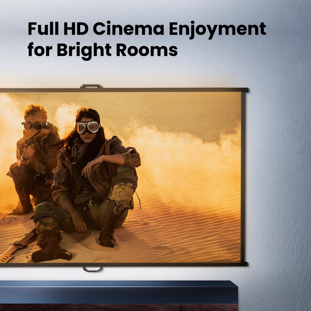 1080P Gaming Projector with Low Latency & Dual HDMI