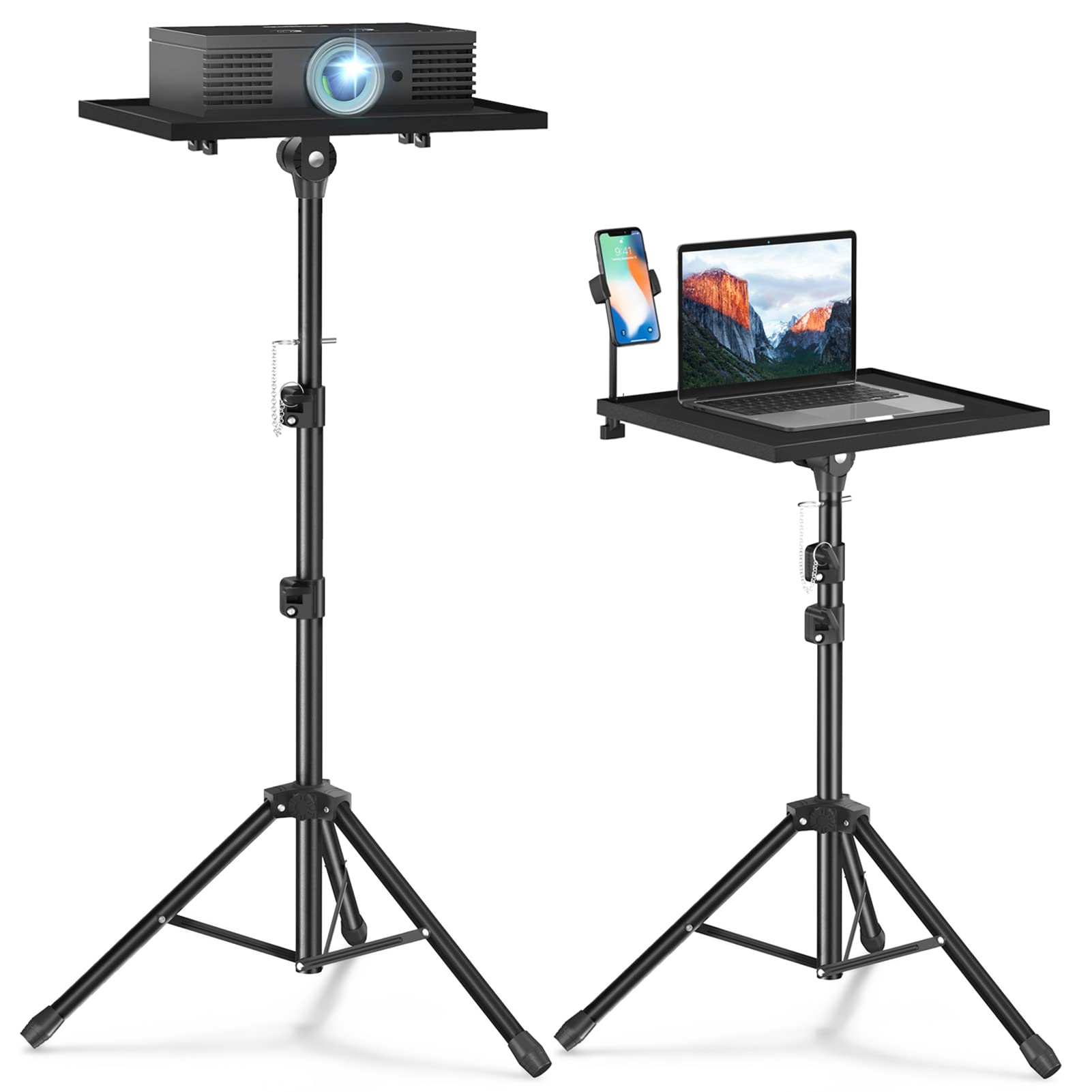 Adjustable Projector Stand for Indoor & Outdoor Use
