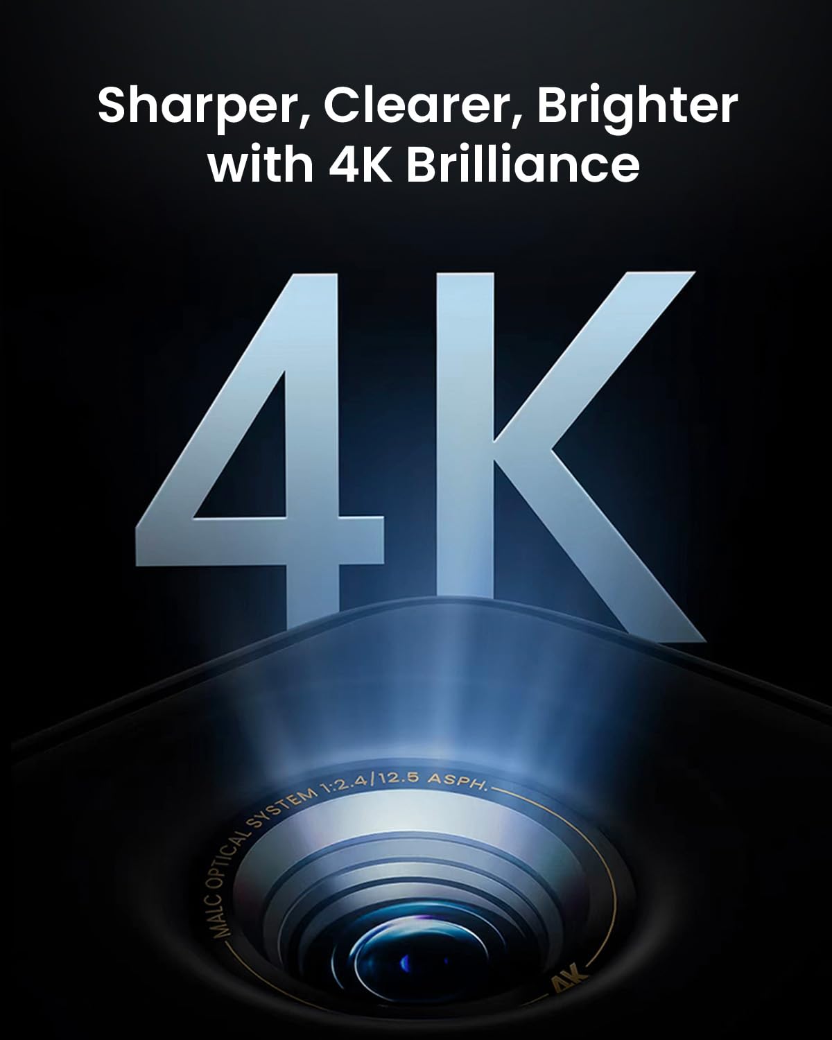 4K Triple Laser Smart Portable Projector