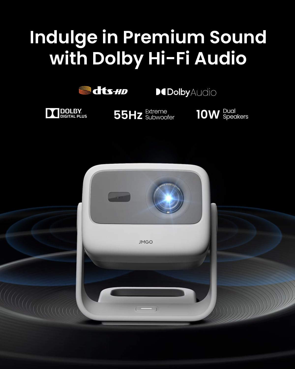 4K Triple Laser Smart Portable Projector