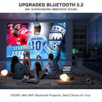 Full HD Mini Projector with Tripod