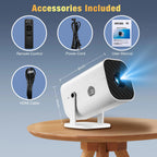 1080P Smart Mini Projector with WiFi & Bluetooth