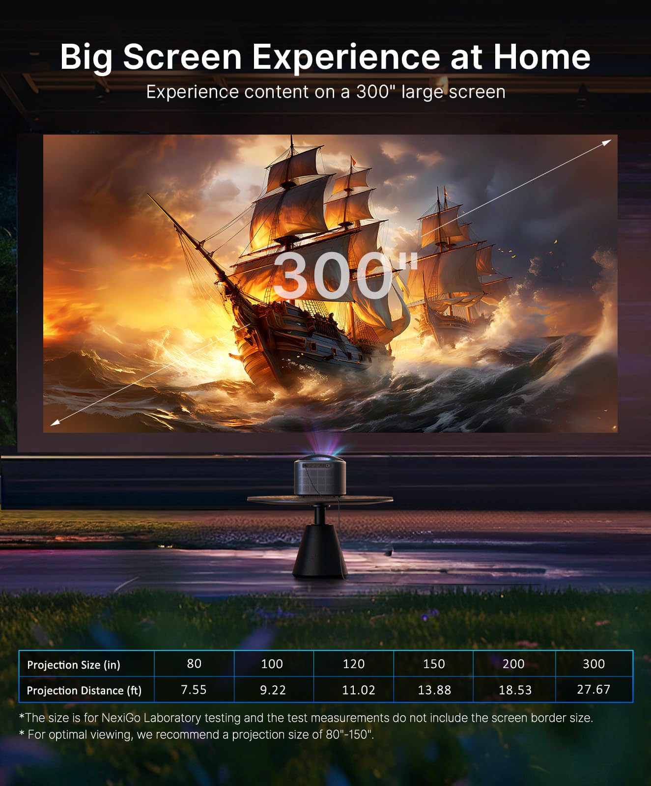 NexiGo Portable Projector Variation