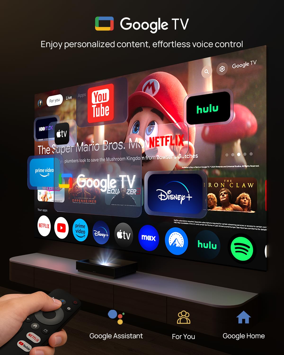 WEMAX Nova Pro 4K Ultra Short Throw Projector