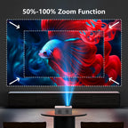 1080P Full HD Bluetooth Mini Projector
