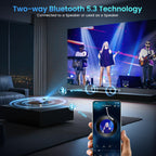 Native 1080P Outdoor Projector with WiFi & Bluetooth