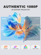 2000 ANSI 4K Smart Mini Projector with Auto Focus