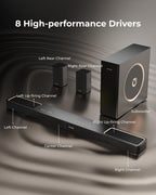 5.1.2CH Dolby Atmos Surround Soundbar System