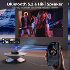 4K Smart Projector with WiFi & Bluetooth