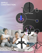 100-Inch Tripod Projector Screen for Indoor & Outdoor Use