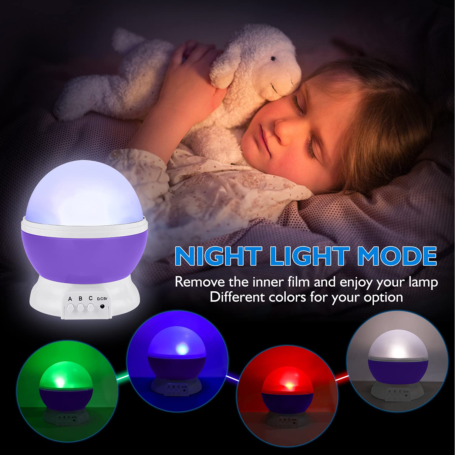RICTLY Night Light for Kids, Kids Night Light