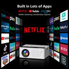 1080P Full HD Bluetooth Mini Projector