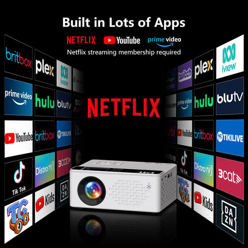 1080P Full HD Bluetooth Mini Projector