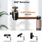 Universal Adjustable Projector Stand with 360° Rotation