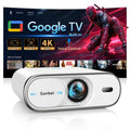1800 ANSI 4K Smart Projector with Auto Focus & Google TV