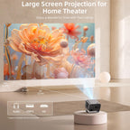 800 ANSI Native 1080P Smart Projector with WiFi & Bluetooth