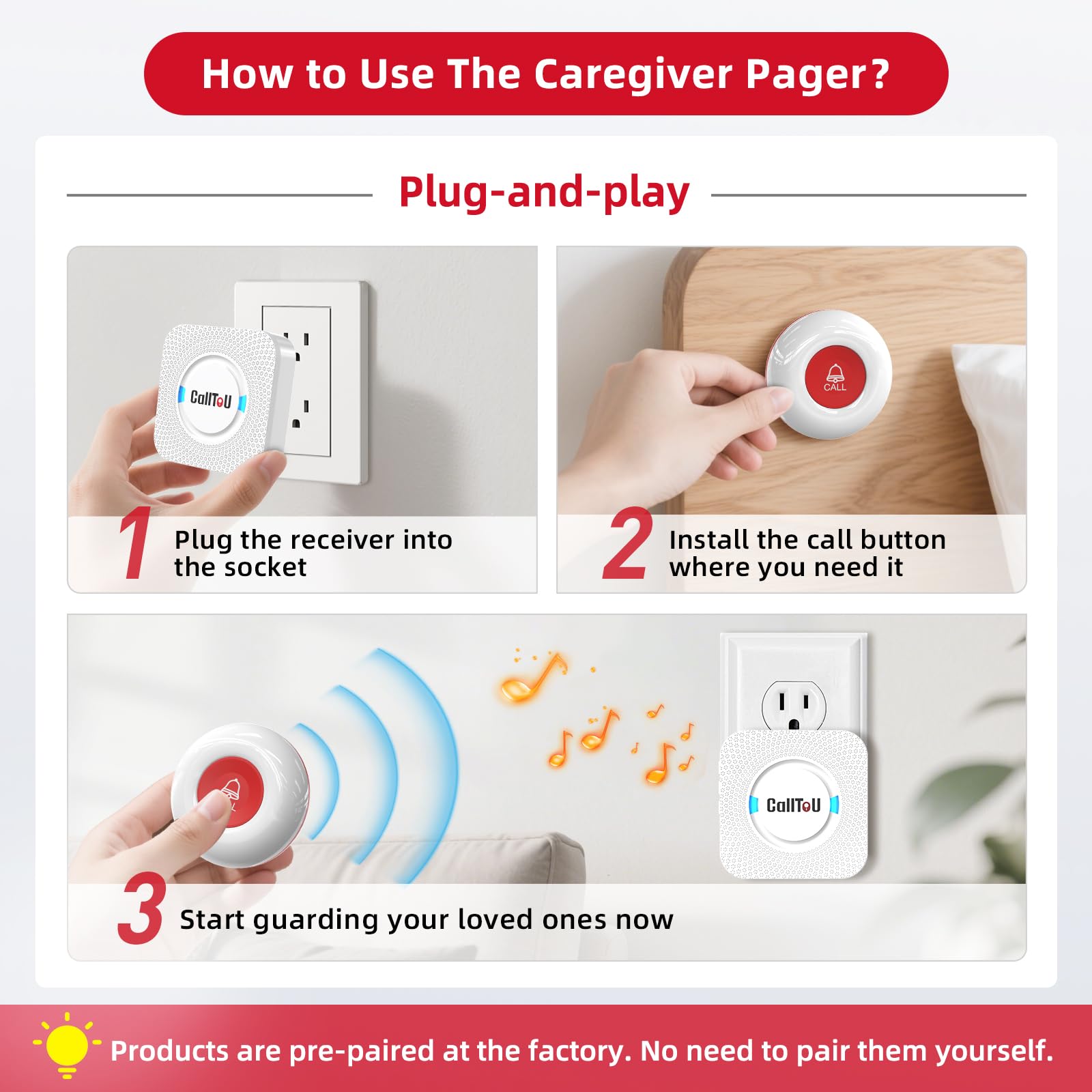 Wireless Caregiver Alert System for Seniors & Patients