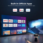 4K Smart Projector with WiFi & Bluetooth