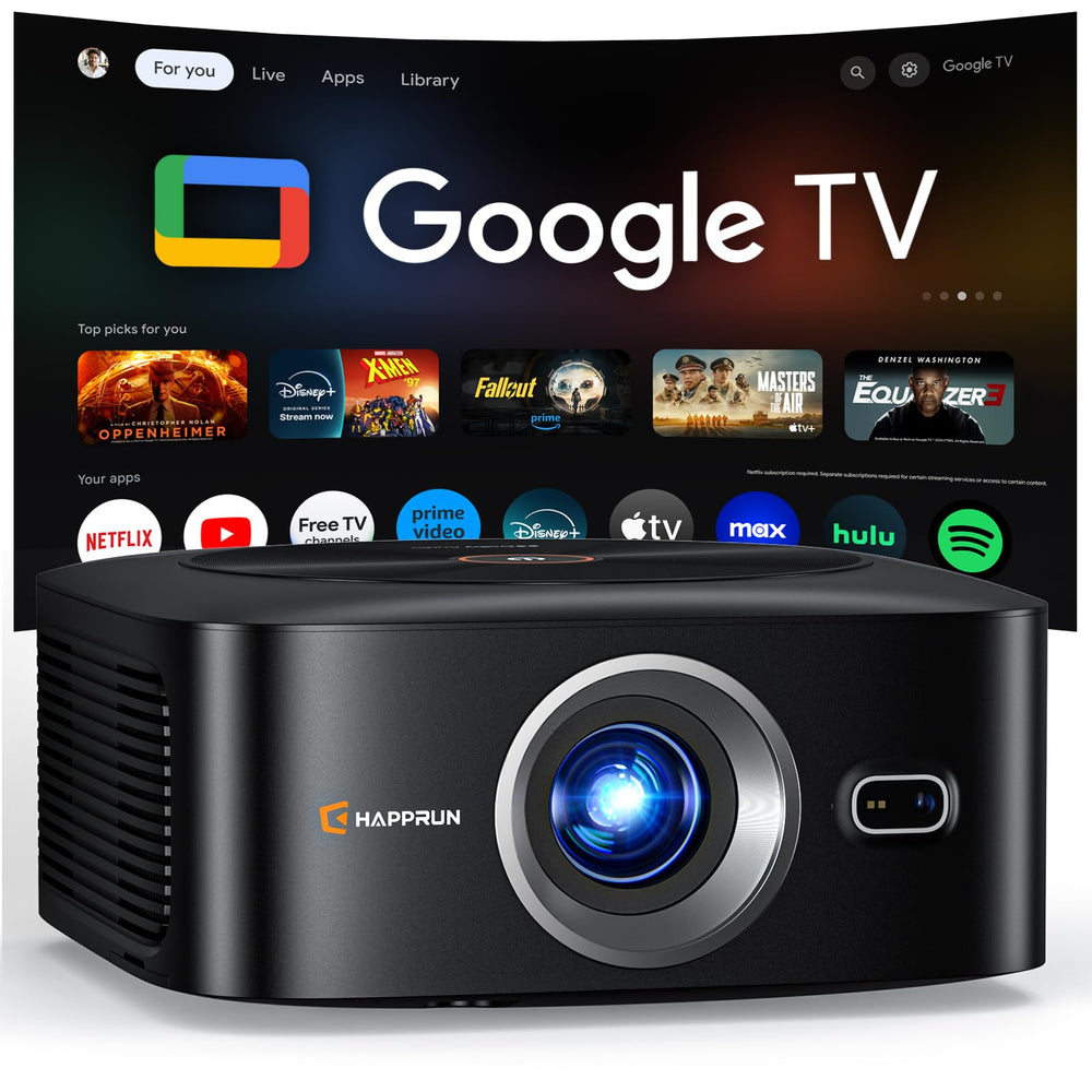 1500 ANSI 4K Smart Home Theater Projector