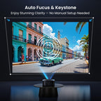 1500 ANSI 4K Smart Home Theater Projector
