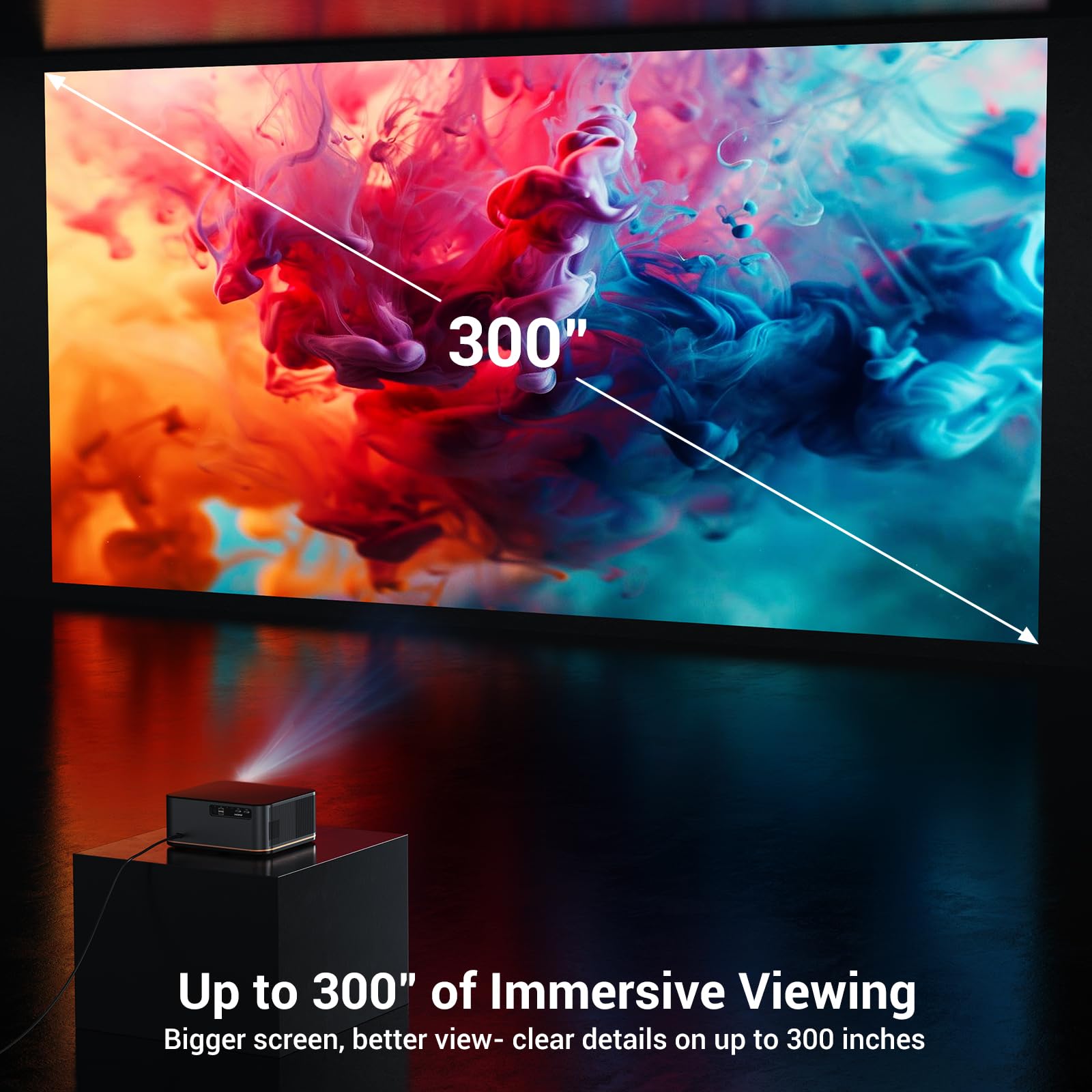 2000 ANSI 4K Smart Projector with Auto Focus