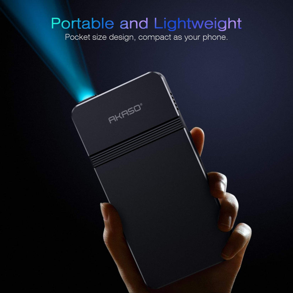 Pocket Mini DLP Projector with WiFi & 1080P Support