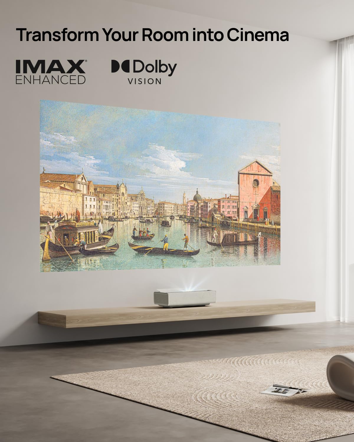 AURA Series UST Laser Projector with Dolby Vision