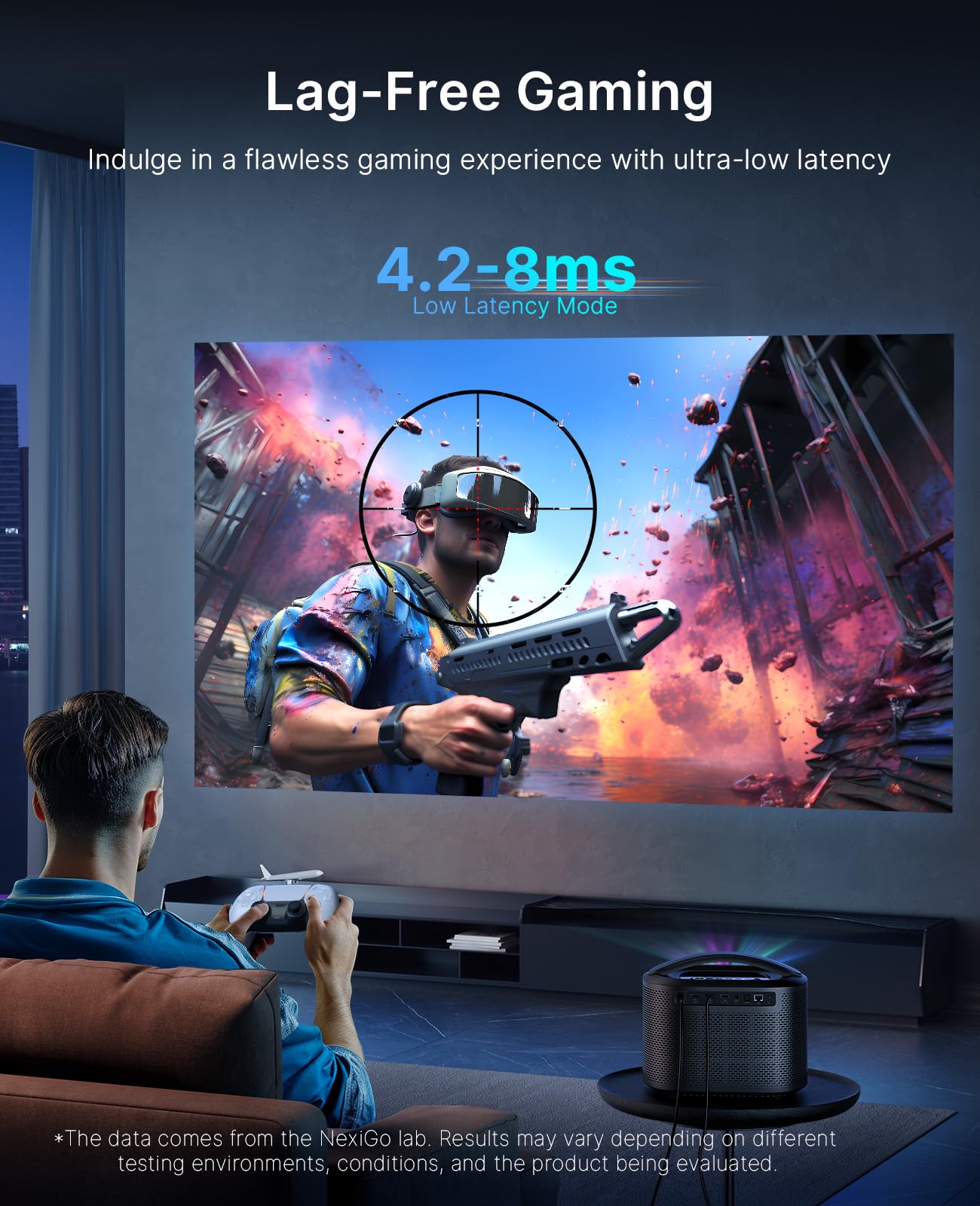 NexiGo Portable Projector Variation