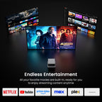 4K Smart Mini Projector with WiFi & Bluetooth