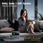 4K Smart Projector with Auto Focus & WiFi Bluetooth