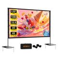 120-Inch Portable Outdoor Projector Screen with Stand