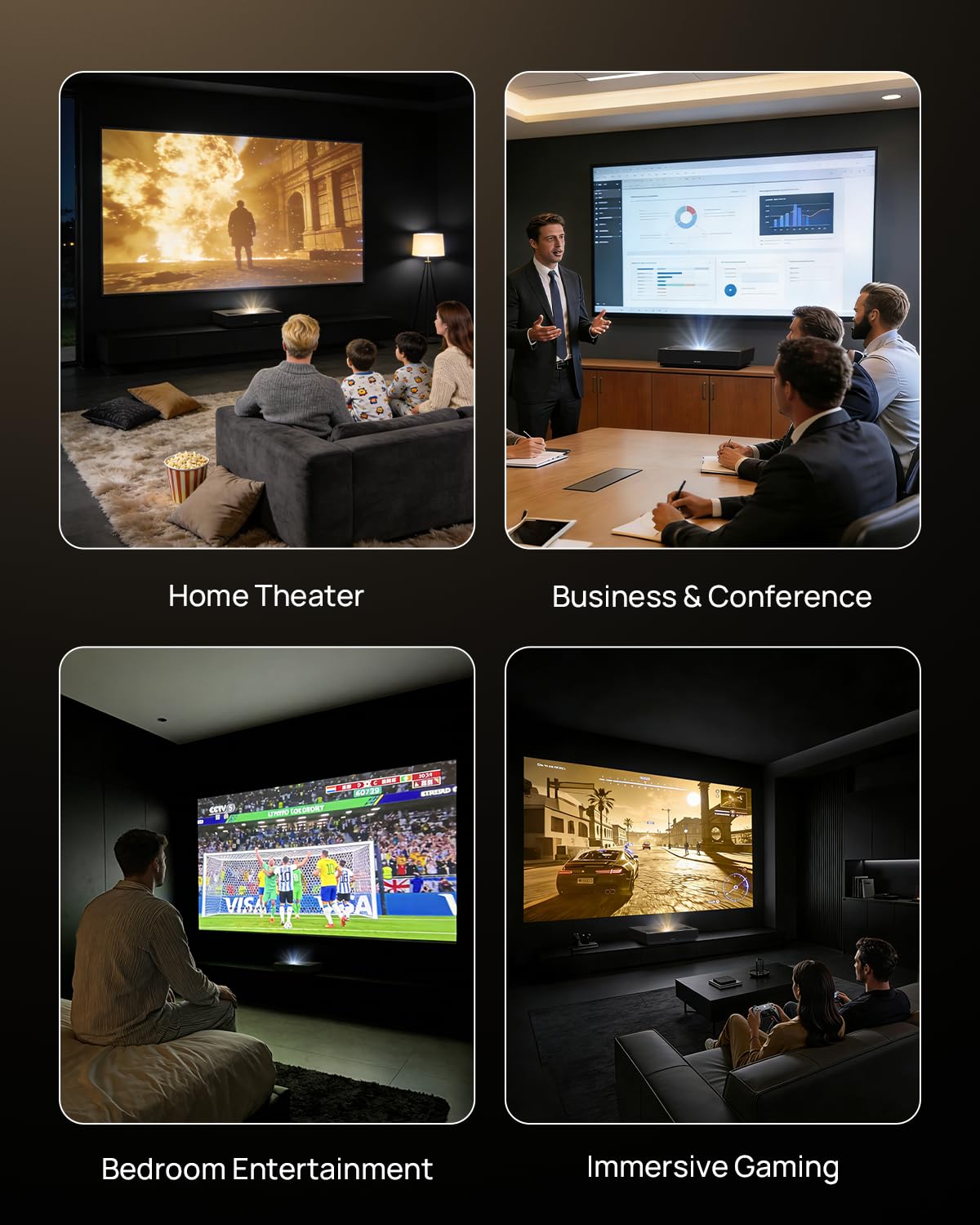WEMAX Nova Pro 4K Ultra Short Throw Projector