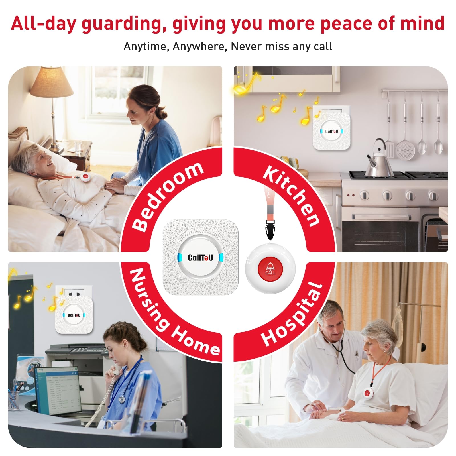 Wireless Caregiver Alert System for Seniors & Patients