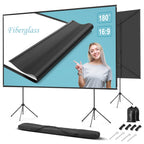 Portable Outdoor Projector Screen with Stand 16:9