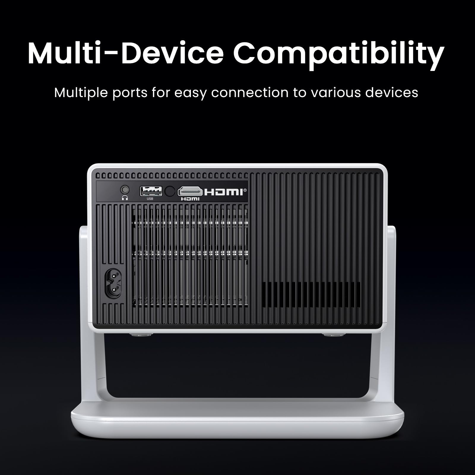 4K Smart Mini Projector with WiFi & Bluetooth