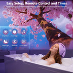 3D Galaxy Star Projector with Bluetooth Speaker