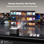 4K Smart Projector with AI Auto Focus & WiFi Bluetooth