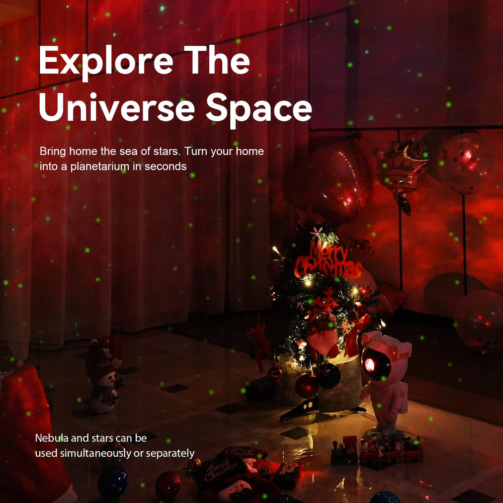 Astronaut Galaxy Star Projector Night Light