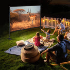 120-Inch Portable Outdoor Projector Screen with Stand