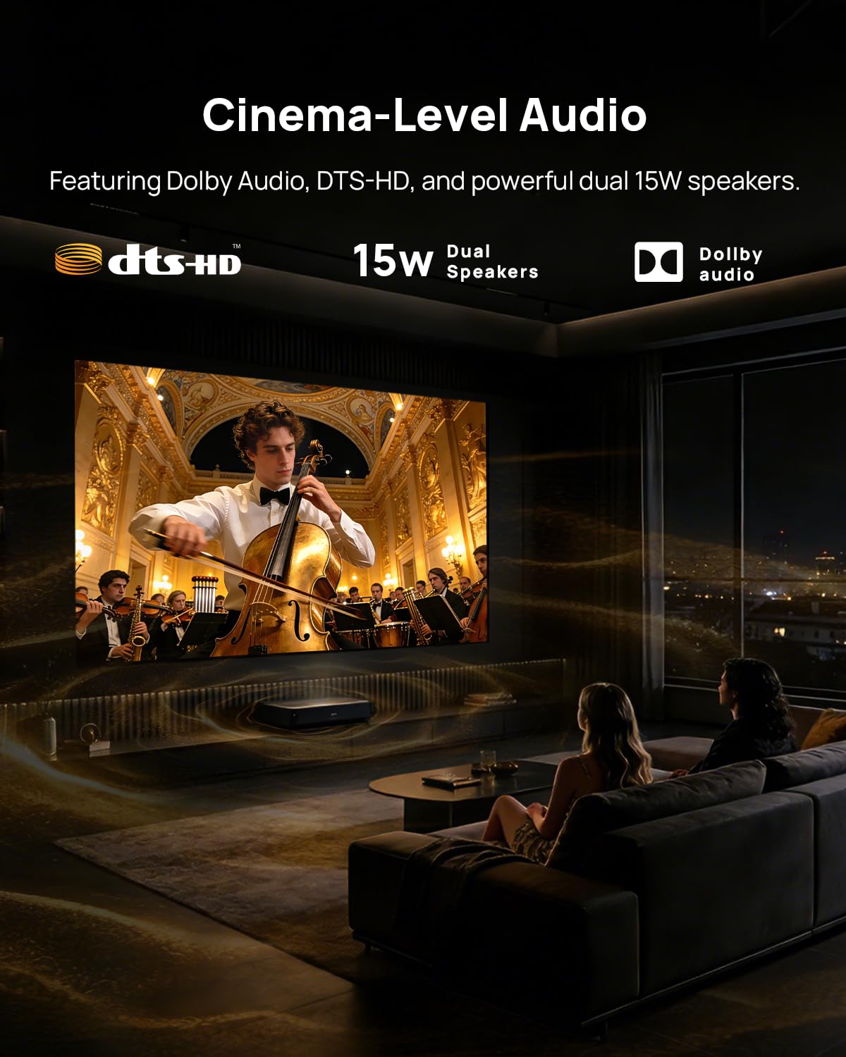 WEMAX Nova Pro 4K Ultra Short Throw Projector