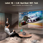 4K Smart Projector with Auto Focus & WiFi Bluetooth