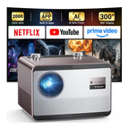 2000 ANSI Native 1080P Smart Projector with Auto Focus